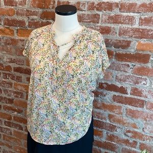 Loft floral print blouse